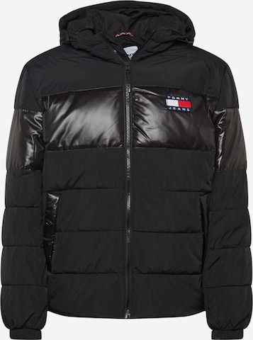 Veste mi-saison Tommy Jeans en noir : devant