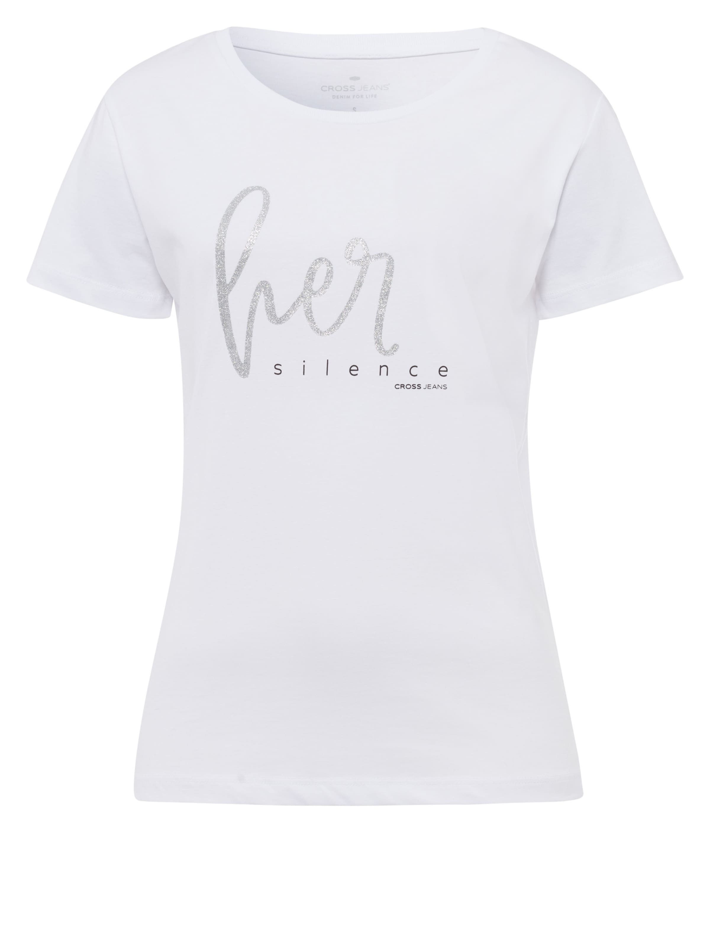 Frauen Shirts & Tops Cross Jeans T-Shirt in Weiß - LE07001 Frauen Shirts & Tops Cross Jeans T-Shirt in Weiß - LE07001