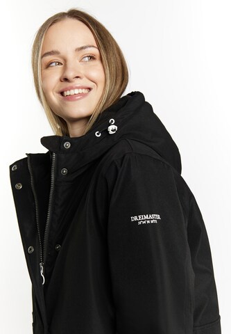 DreiMaster Maritim Raincoat 'Boundry' in Black