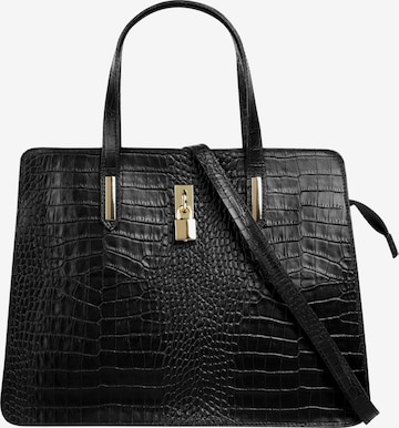 Cluty Handtasche in Schwarz: Vorderseite