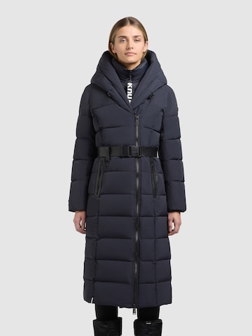 khujo Winterjas 'Janessa' in Blauw: voorkant