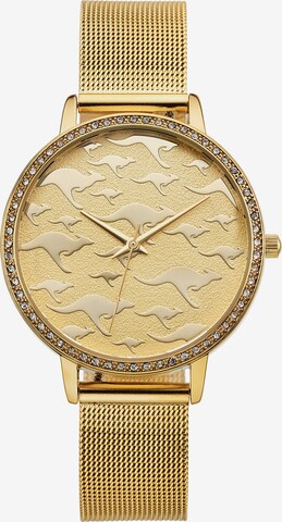 KangaROOS Analog Watch in Gold: front