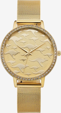 KangaROOS Analog Watch in Gold: front