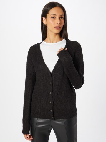 VILA Knit cardigan 'DUA' in Black: front