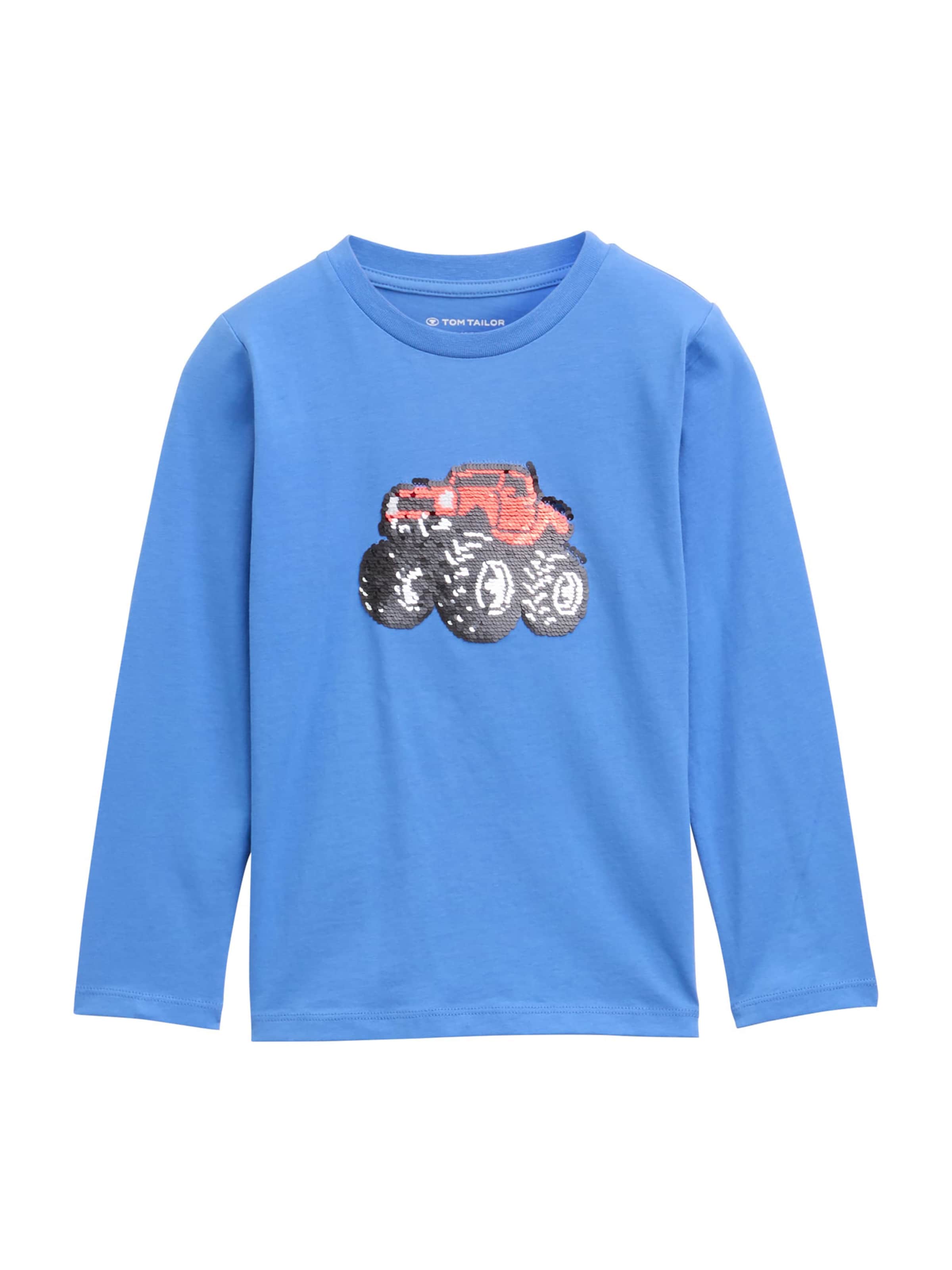 TOM TAILOR Póló - kék: elől