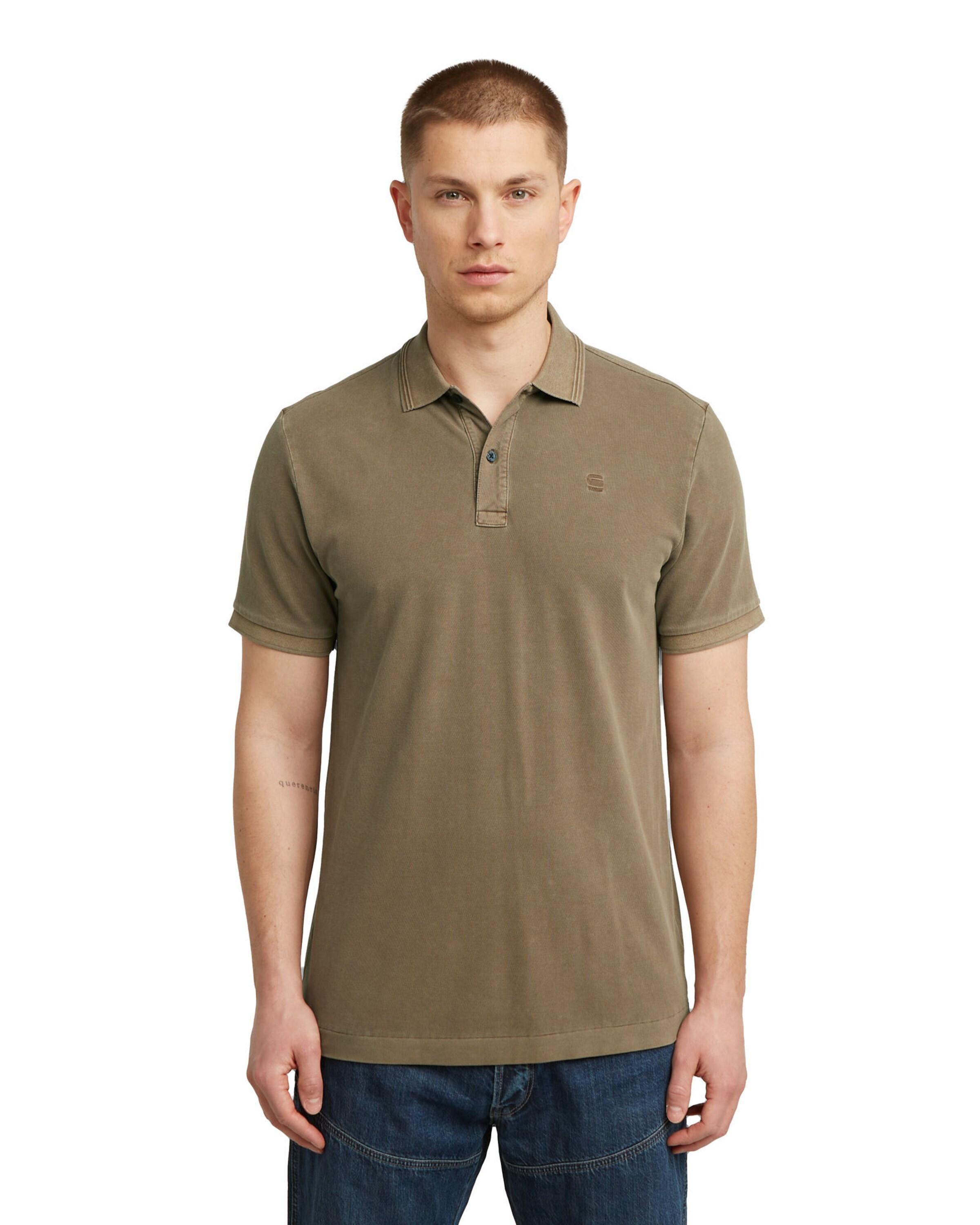 G-STAR Shirt in Bruin: voorkant
