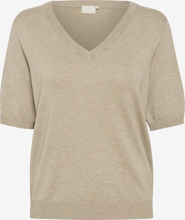 Pull-over ' Lizza' Kaffe en beige : devant