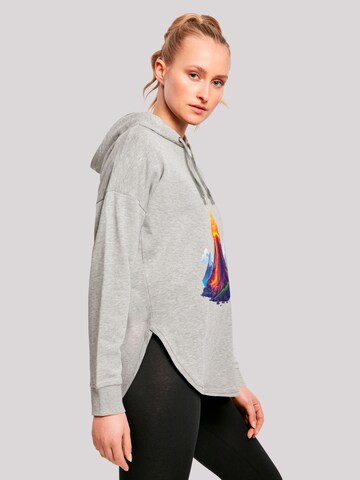 Sweat-shirt 'Vulkanausbruch' F4NT4STIC en gris