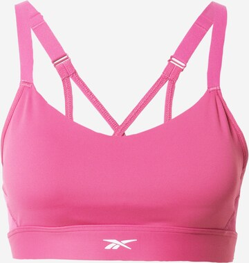 Soutien-gorge de sport Reebok en rose : devant