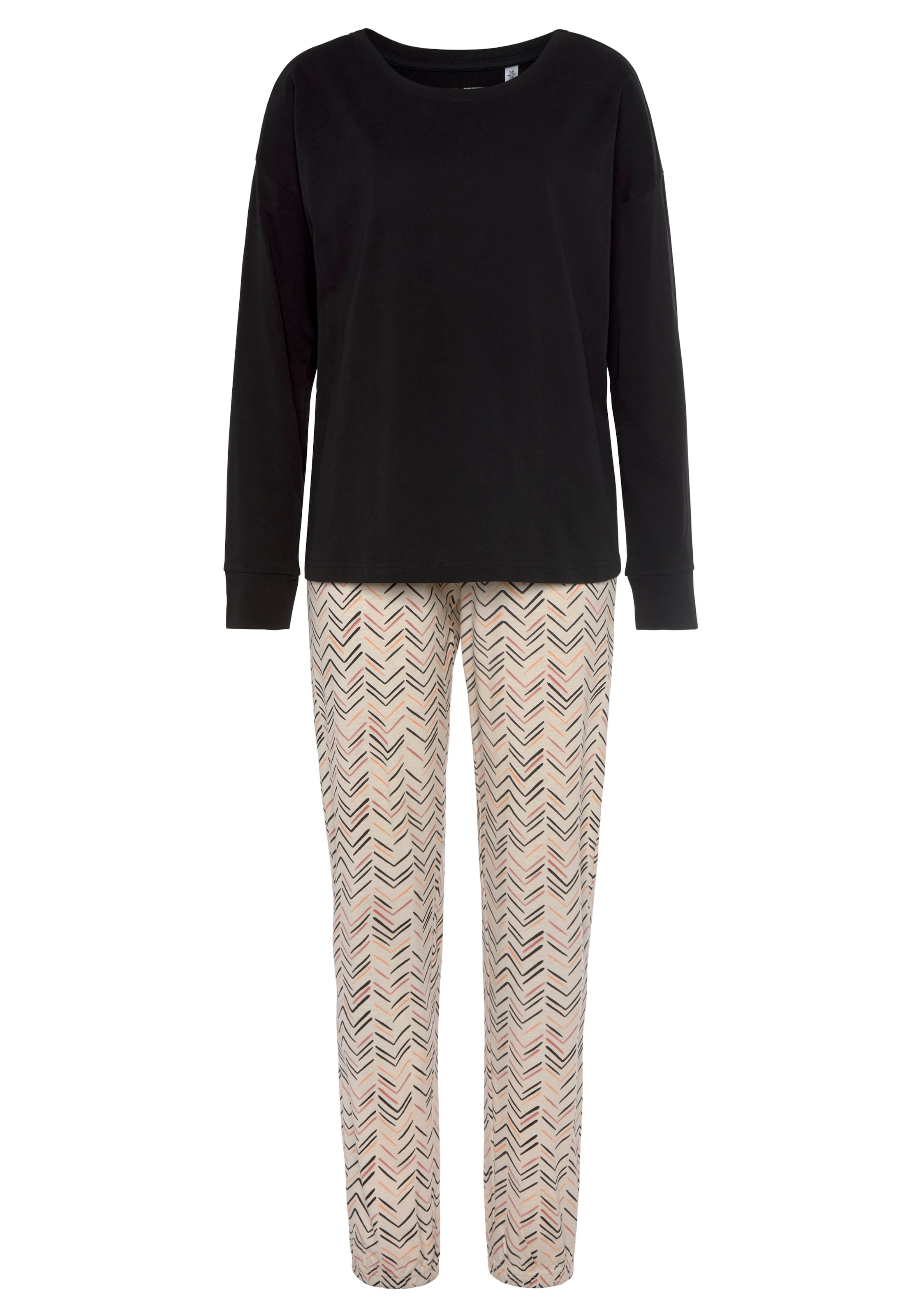 VIVANCE Pajama in Black: front