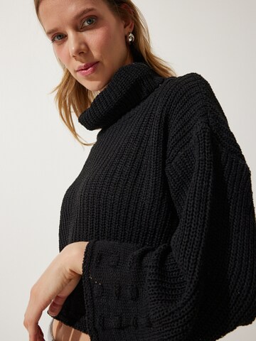 Happiness İstanbul Pullover i sort
