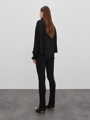 EDITED Bluse 'Limette' in Schwarz