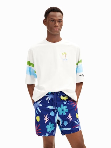 Desigual Badshorts i blå