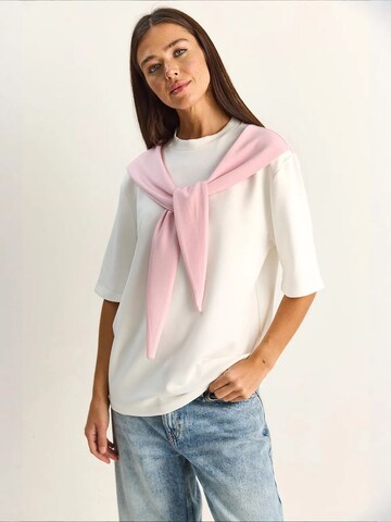 T-shirt 'T-Shirts' Bianco Lucci en marron