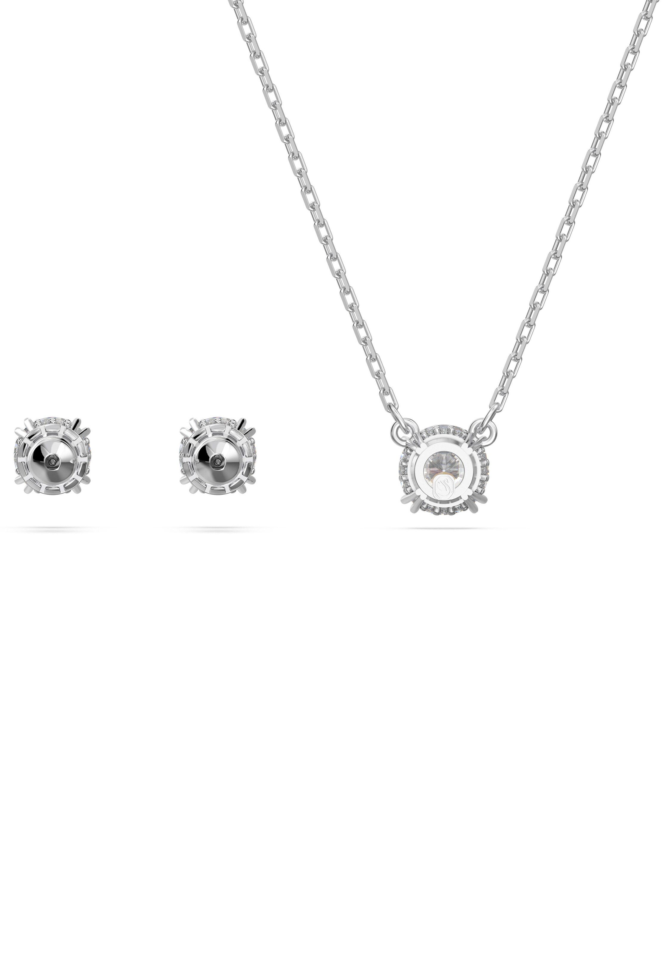 Swarovski Schmuckset in Silber: Vorderseite