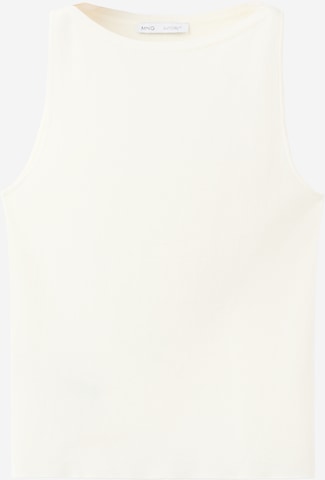 MANGO Stricktop 'SUENYO' in Beige: Vorderseite