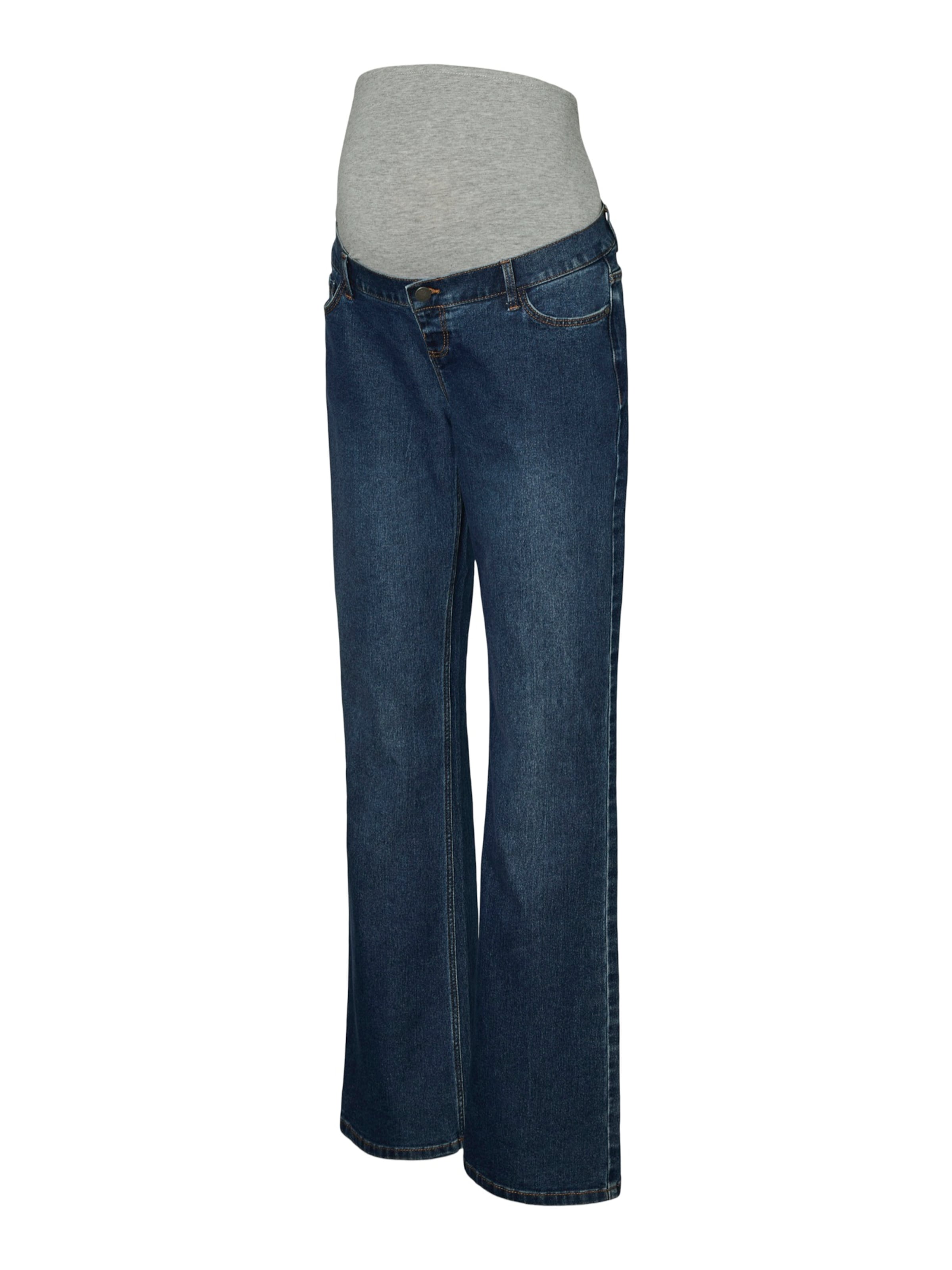 MAMALICIOUSFlared/zvonoliki kroj Traperice &#x27;MLEDINA&#x27; - plava boja: prednji dio