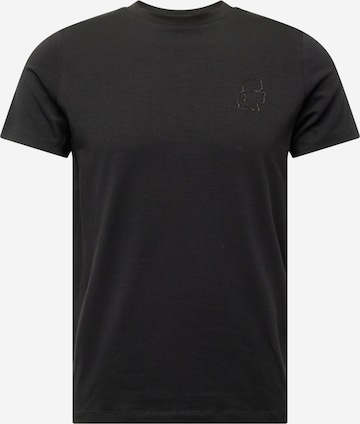 Karl Lagerfeld - Camiseta en negro: frente