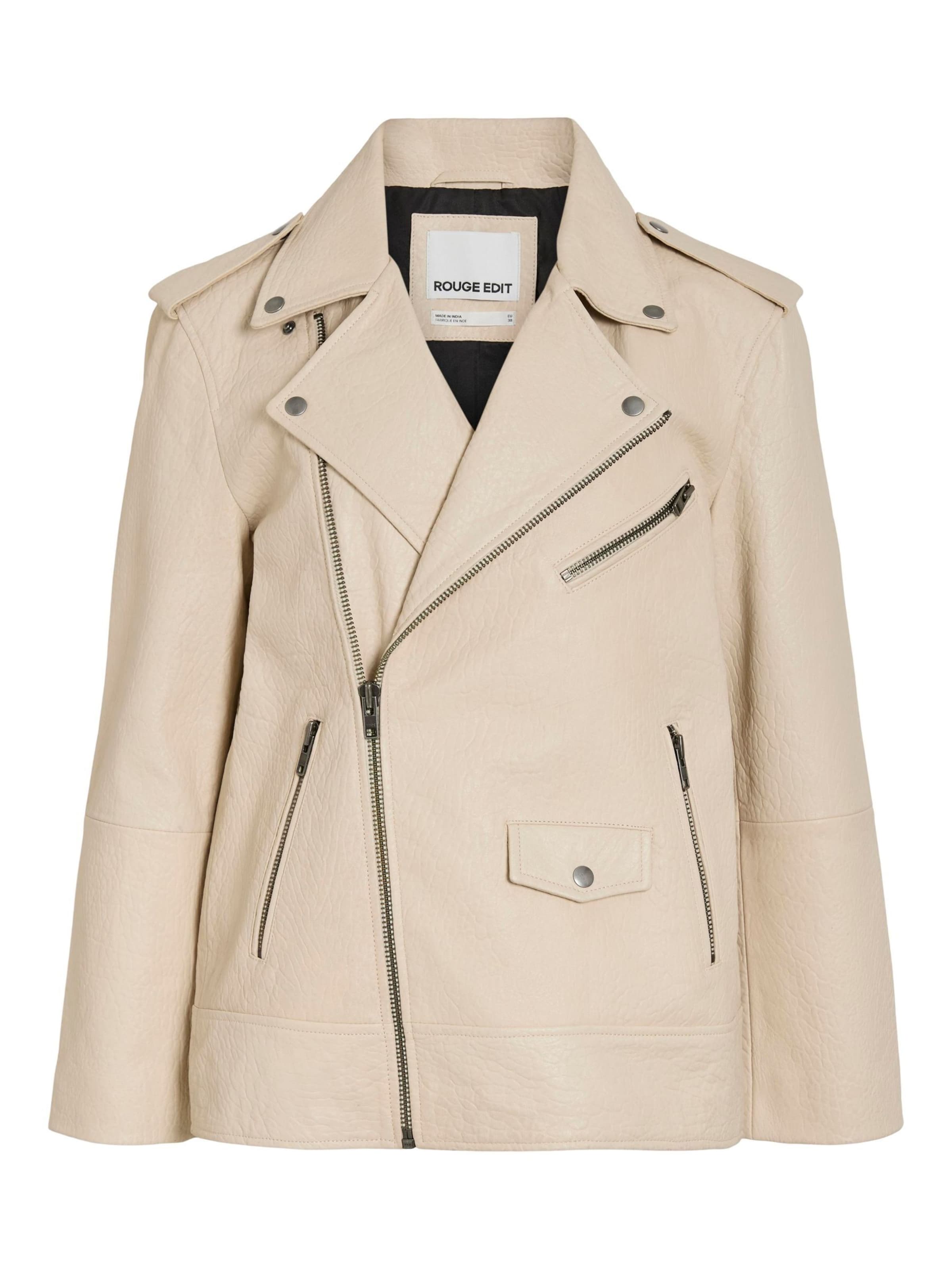 ROUGE EDIT Jacke in Beige: Vorderseite