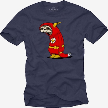 MAKAYA Shirt in Blue: front