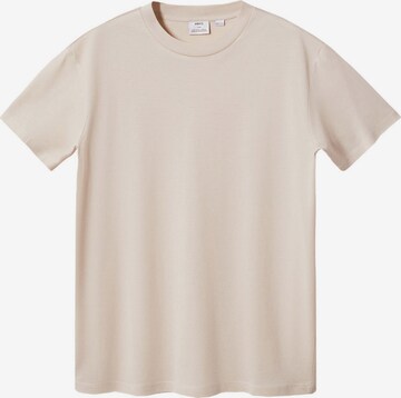 MANGO MAN T-Shirt in Beige: predná strana