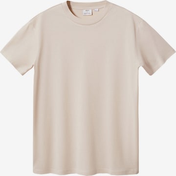 MANGO MAN T-Shirt in Beige: predná strana