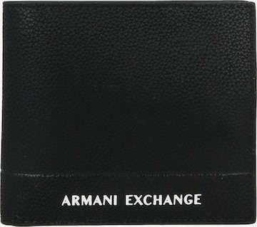 juoda ARMANI EXCHANGE Piniginė 'PASCAL': priekis