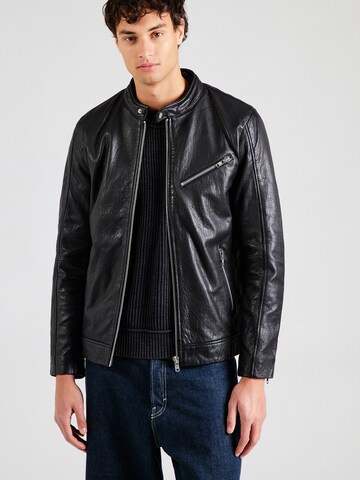 FREAKY NATION Jacke 'Hannes' in Schwarz: Vorderseite