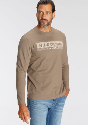 H.I.S Shirt in Beige: front