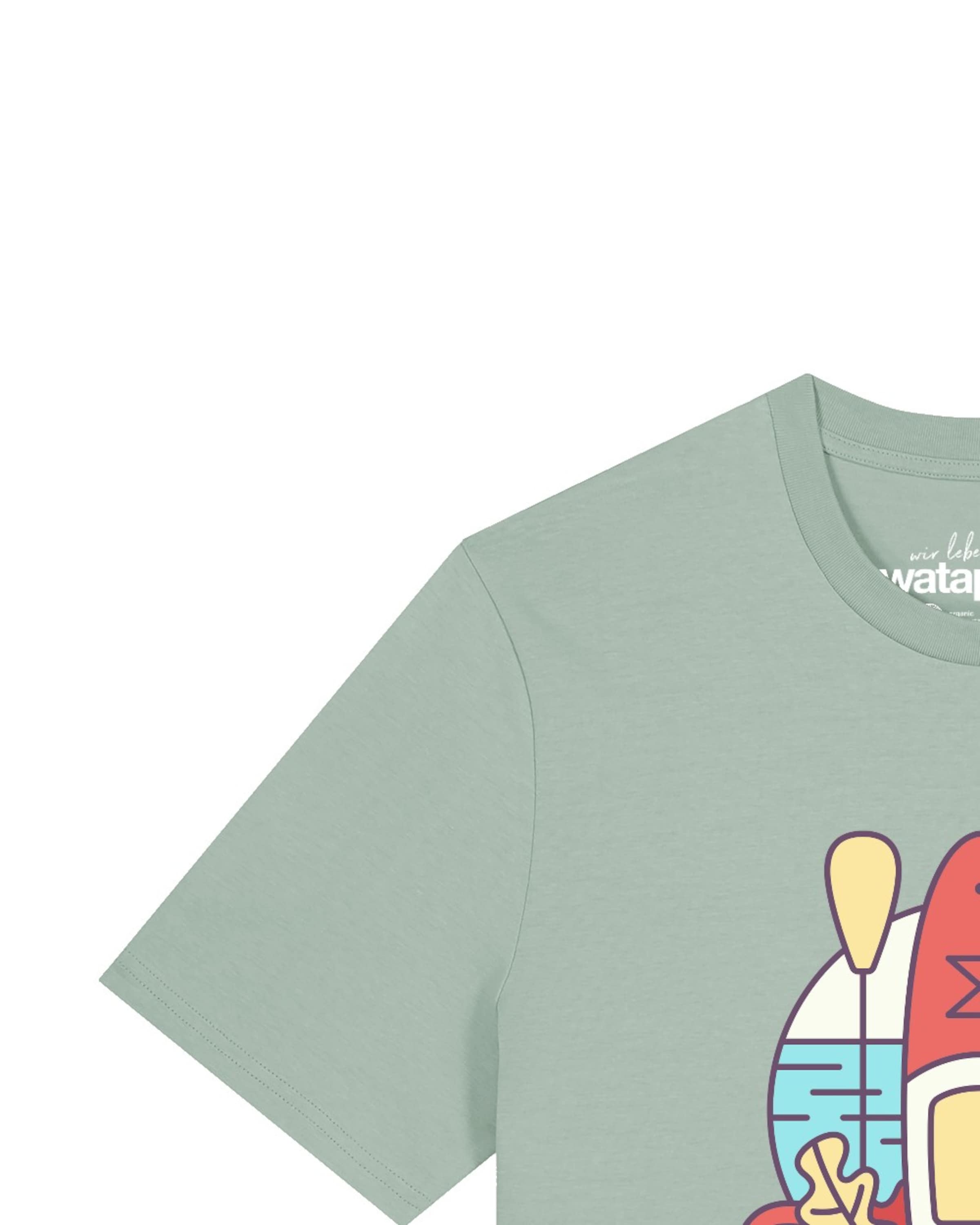 T-Shirt 'Stand Up Paddleboard Sup' Watapparel en vert