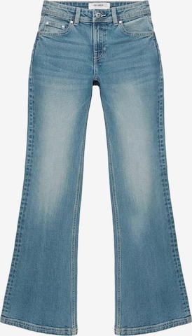 Pull&Bear Bootcut Farkut värissä vihreä: etupuoli