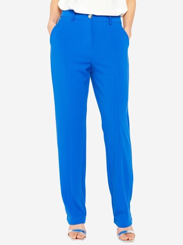 LolaLiza Regular Pantalon in Blauw: voorkant