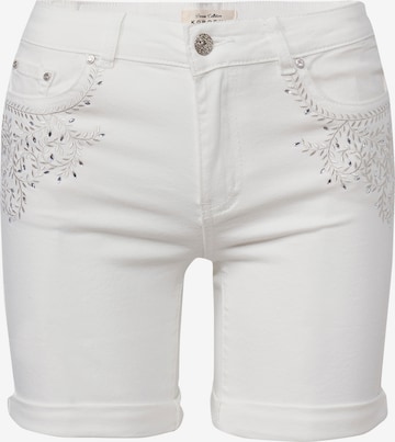 KOROSHI Slim fit Jeans in White: front