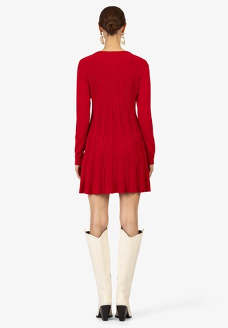 Kraimod Gebreide jurk in Rood