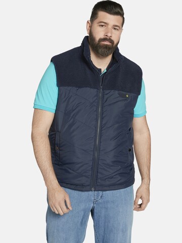 Charles Colby Outdoorweste ' Sir Chander ' in Blau: Vorderseite
