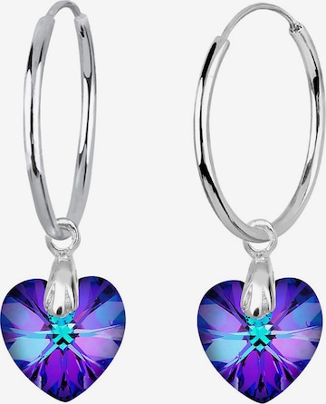 Boucles d'oreilles 'Herz' ELLI en violet