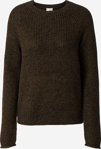 Pull-over QS en vert : devant