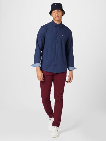 Tommy Jeans Regular fit Button Up Shirt in Blue