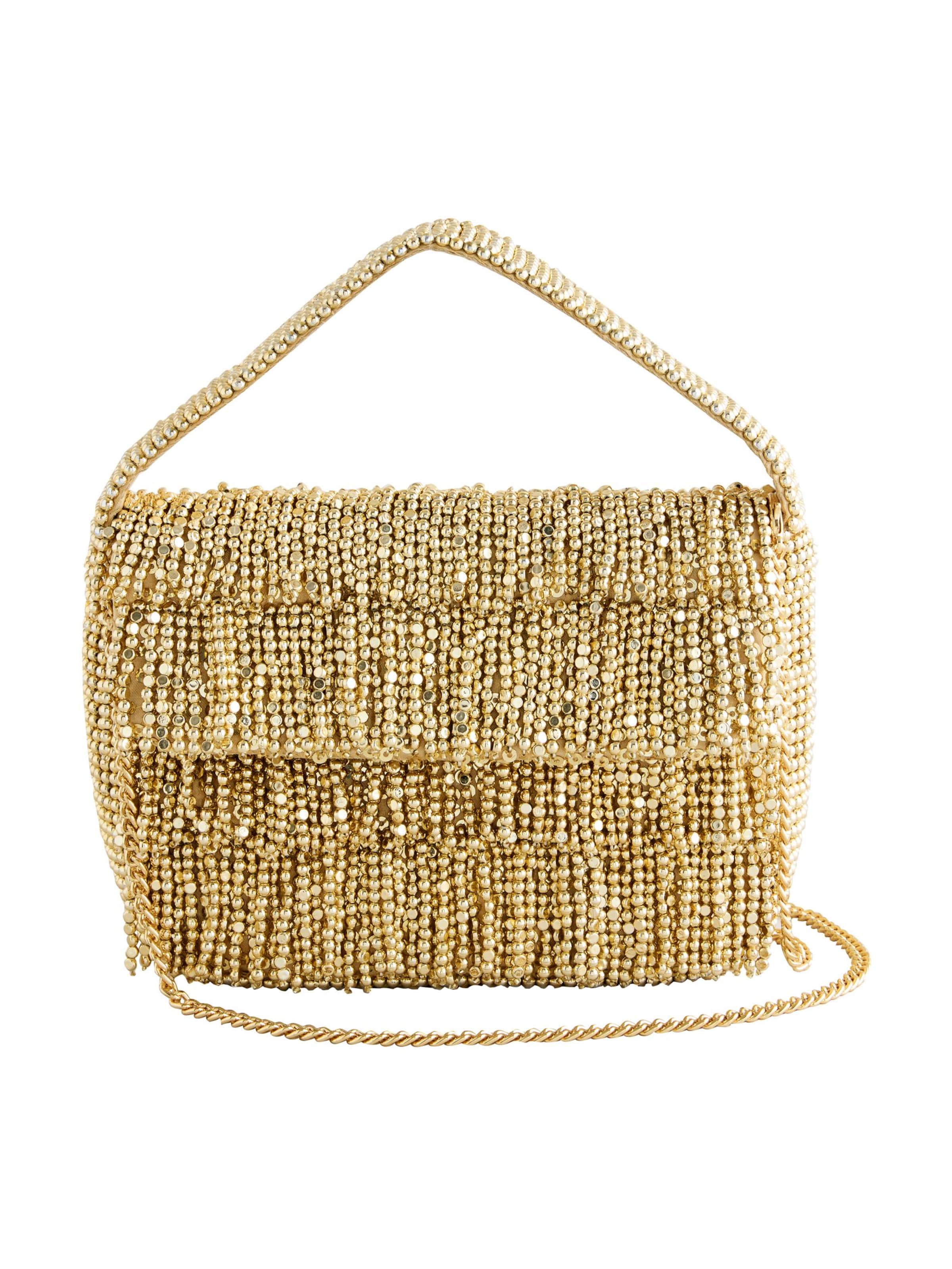 Next Olkalaukku värissä kulta: etupuoli