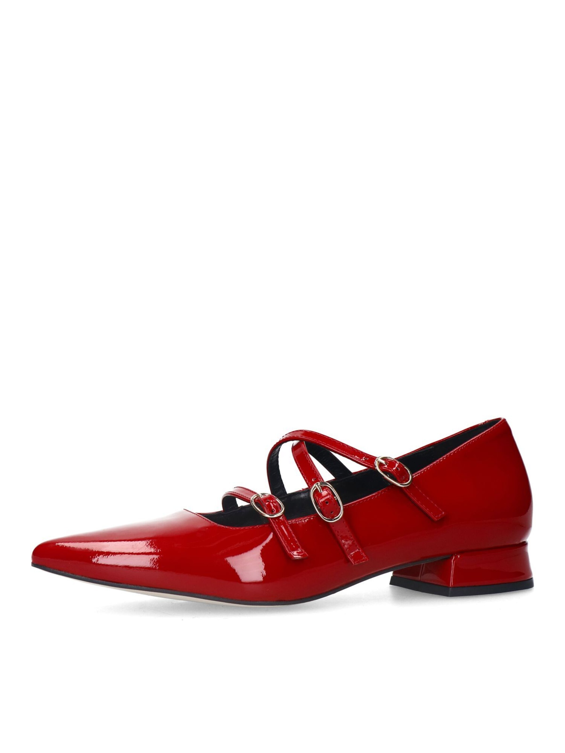 Chaussure basse MANFIELD en rouge : devant