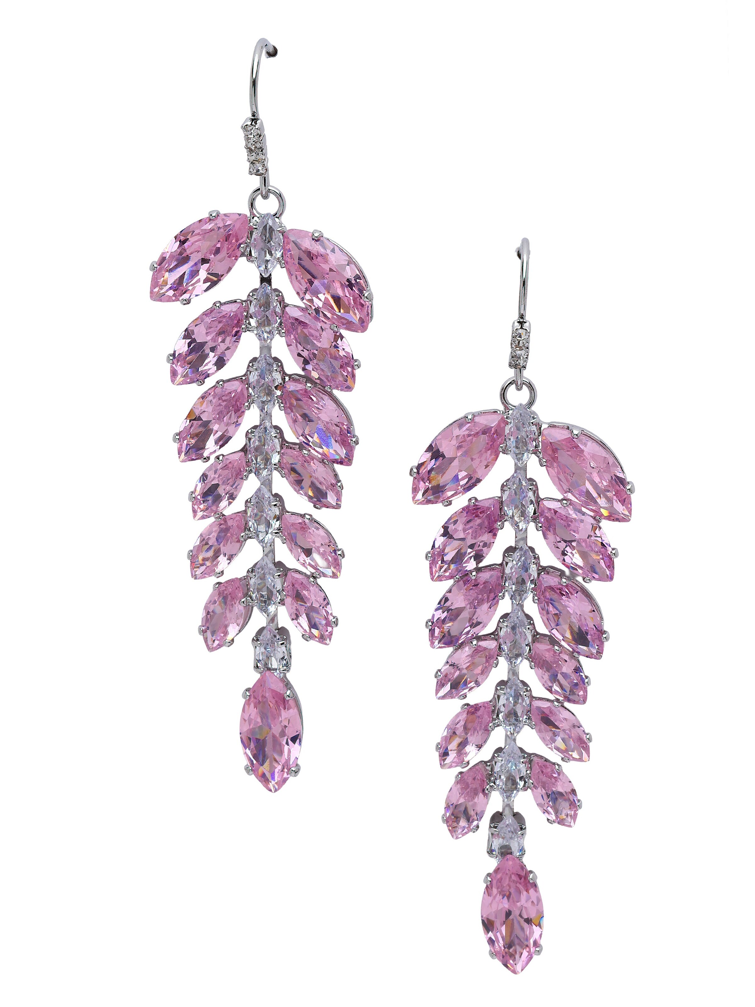 AVANT-GARDE PARIS Øreringe 'Lyra' i pink: forside