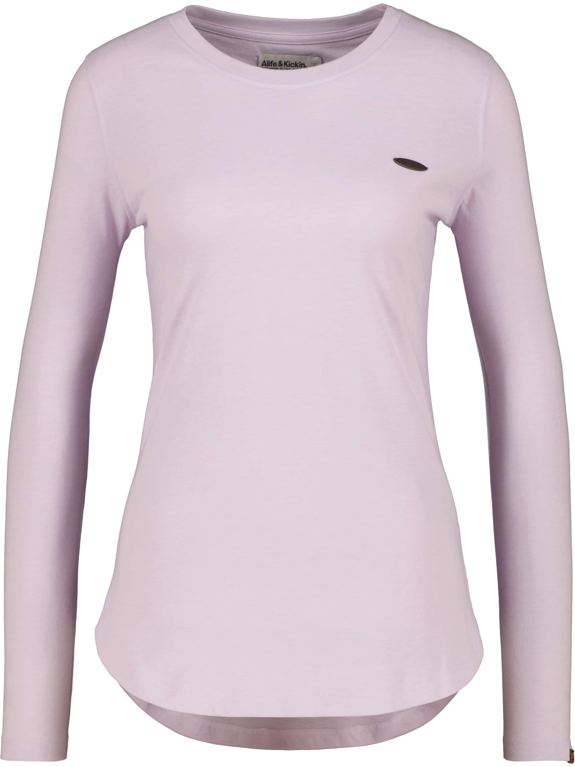 alife & kickin Shirt 'LeaAK' in Lila: voorkant
