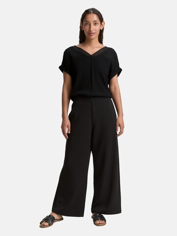 TOM TAILOR Blouse in Zwart