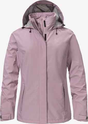 Schöffel Outdoorjas 'Gmund' in Roze: voorkant