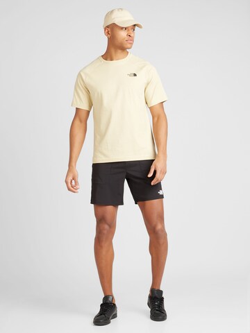 THE NORTH FACE T-shirt i beige