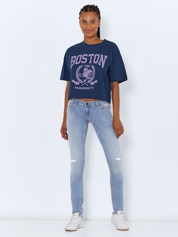 Noisy may Skinny Jeans 'Bob' in Blau