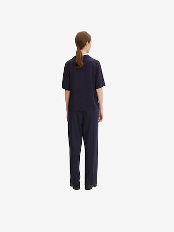 TOM TAILOR Bluse in Blau