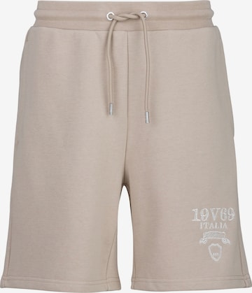 19V69 ITALIA regular Bukser i grøn: forside