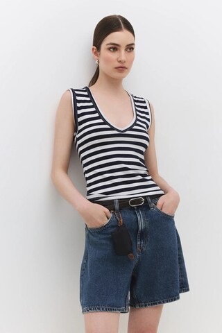 No Matter What Top in Blue