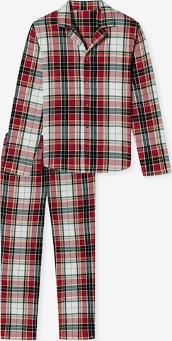 SCHIESSER Long Pajamas ' X-Mas ' in Mixed colors: front